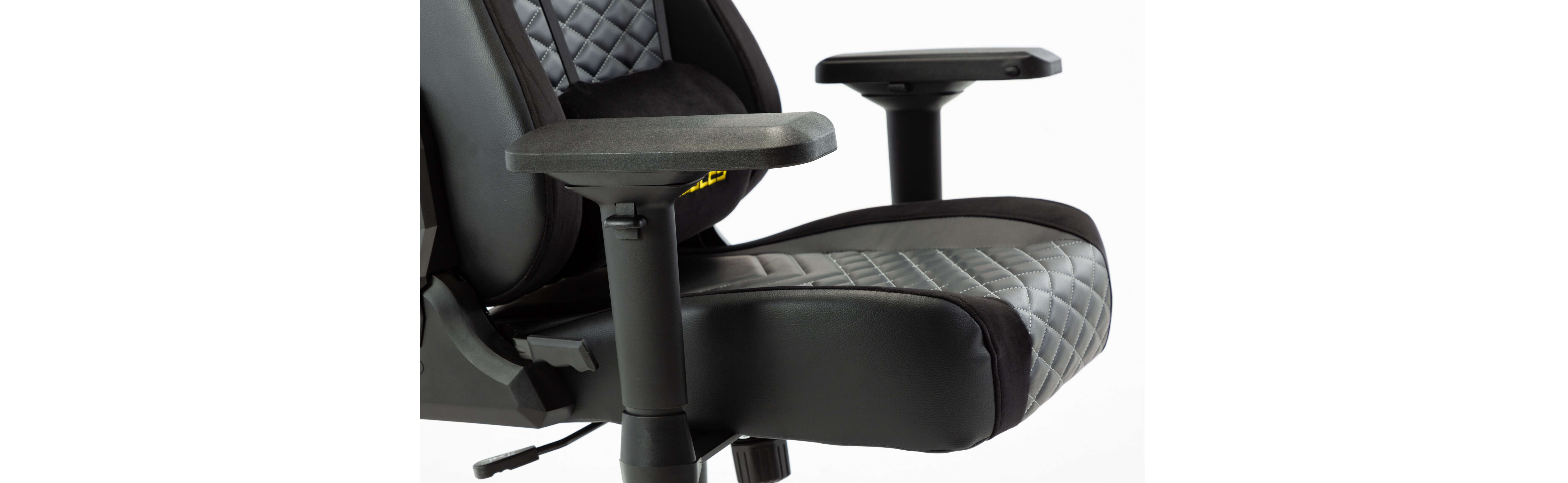 Ghế gamer E-Dra Hercules EGC203 Pro Black/Yellow có đệm siêu dày